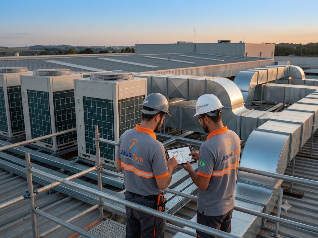 Instalação de sistema de climatização ATUAL TECH